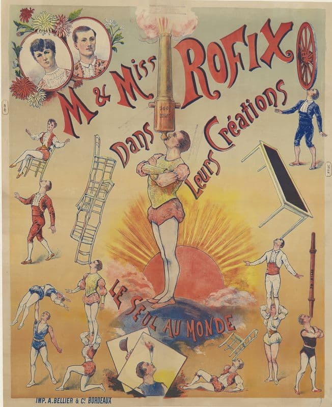 M & Miss Rofix dans leurs créations. le seul au monde as a canvas print