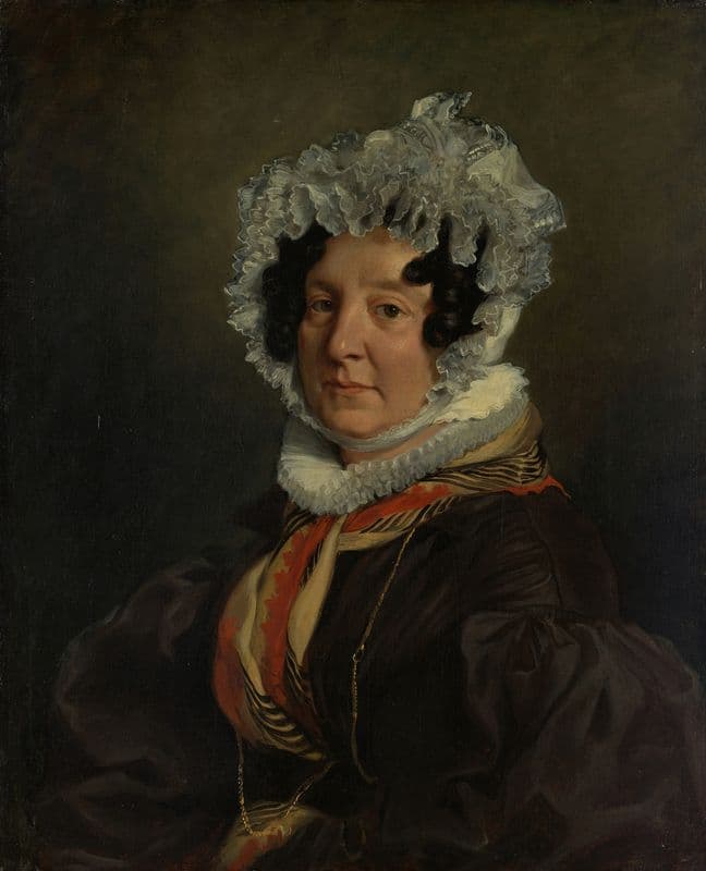 Madame Henri François Riesener (Félicité Longrois, 1786–1847) as a canvas print