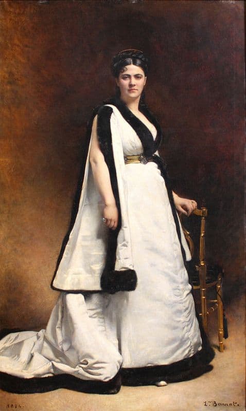 Madame Pasca as a canvas print