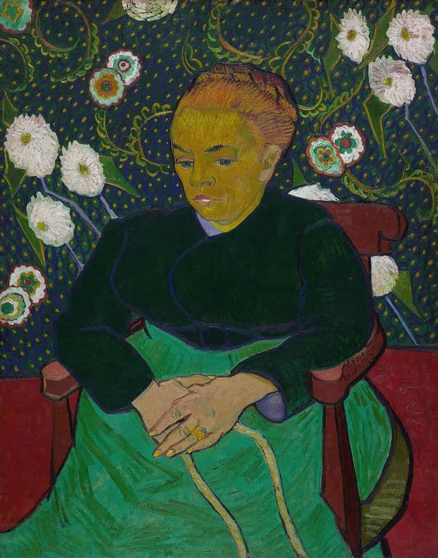 Madame Roulin Rocking the Cradle (La berceuse) as a canvas print