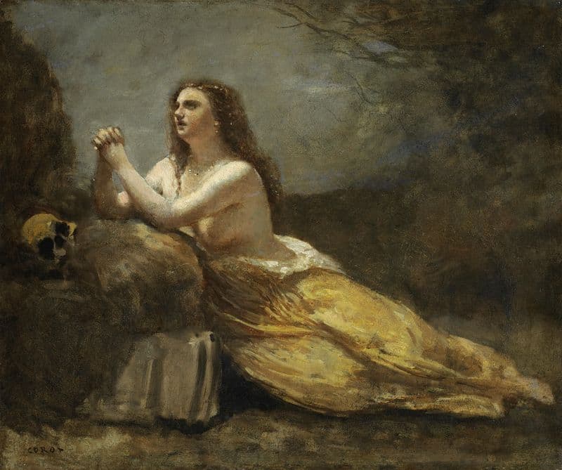 Madeleine En Prière as a canvas print