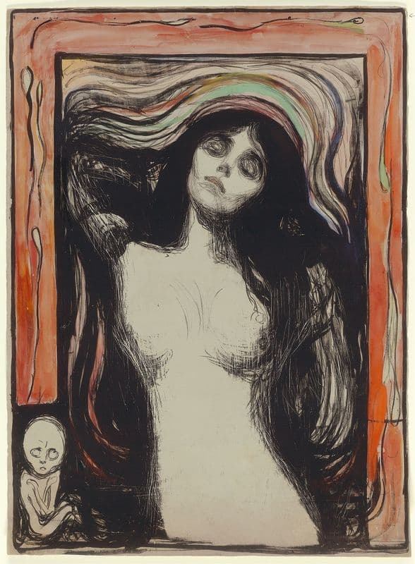 Madonna (1895–1896) as a canvas print