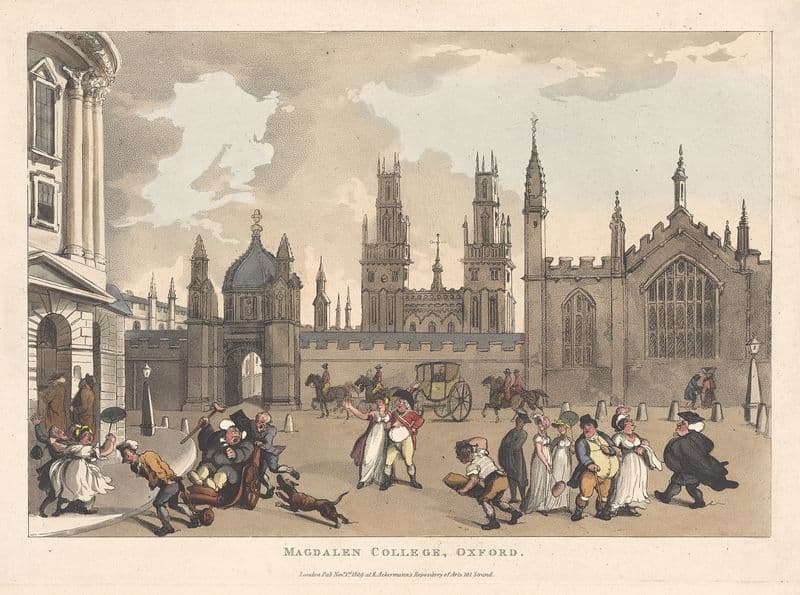 Magdalen College, Oxford as a canvas print