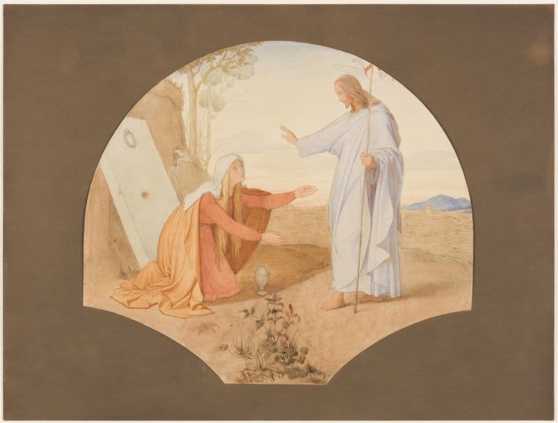 Magdalena am Ostermorgen – Selig die Trauernden (1837-1838) as a canvas print