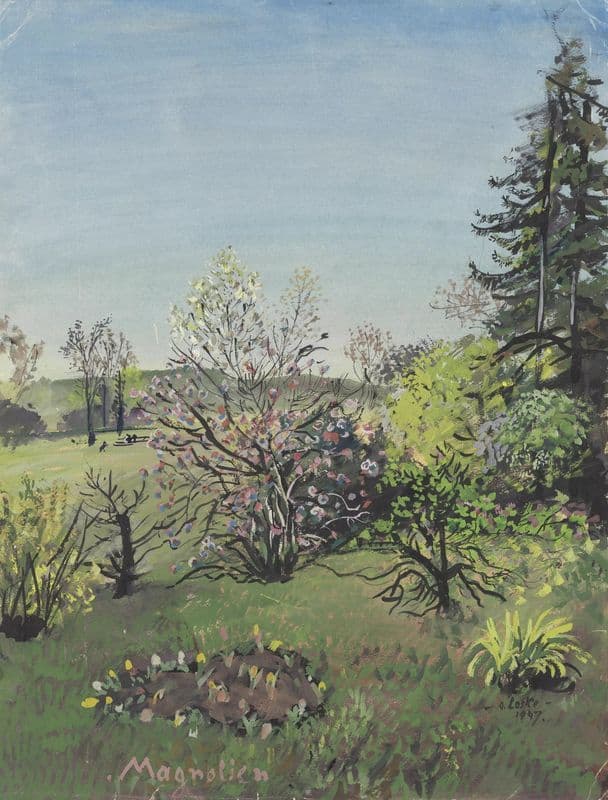 Magnolien as a canvas print