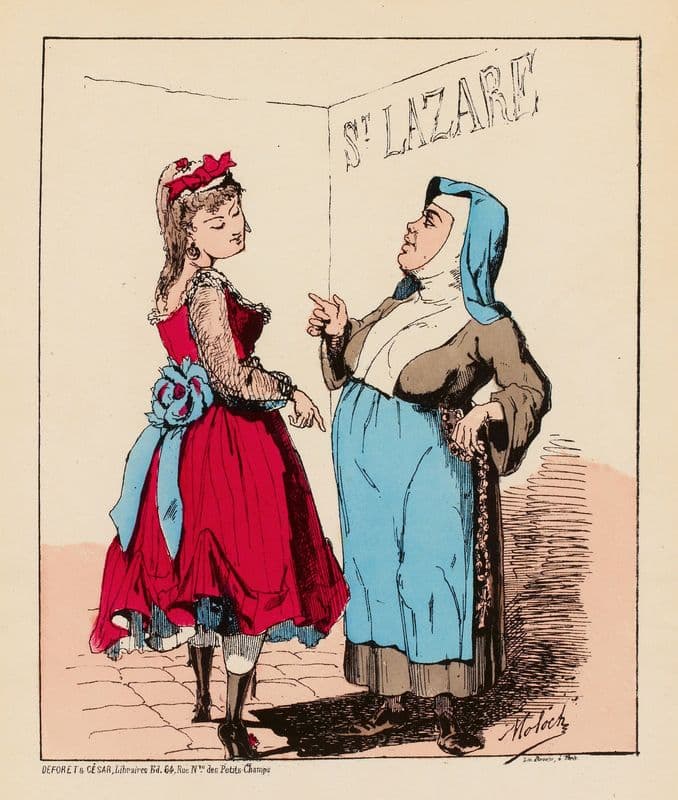 Mais ma petite Roulurine, pourquoi n’as-tu pas voulu entrer dans notre couvent de Picpus as a canvas print