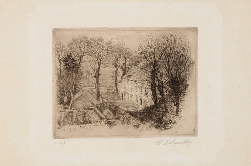 Maison de pêcheurs as a canvas print
