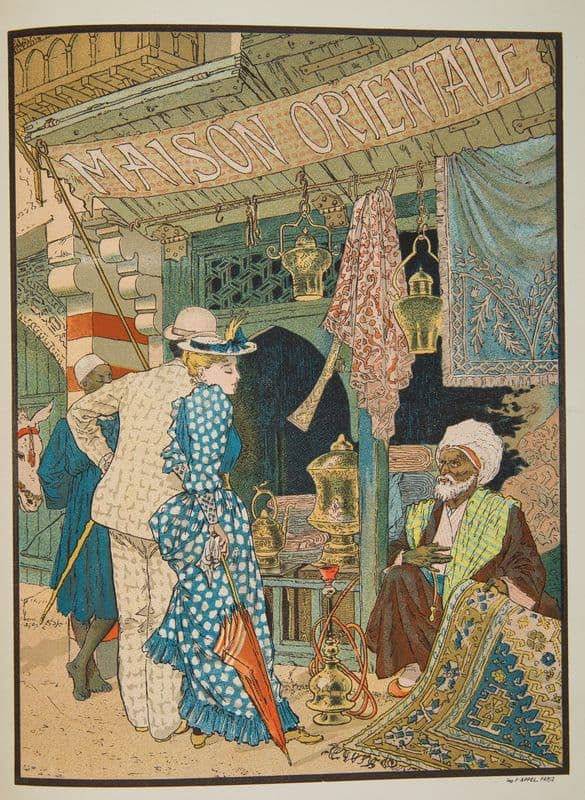 Maison Orientale as a canvas print