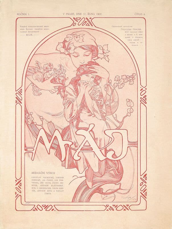 Máje as a canvas print