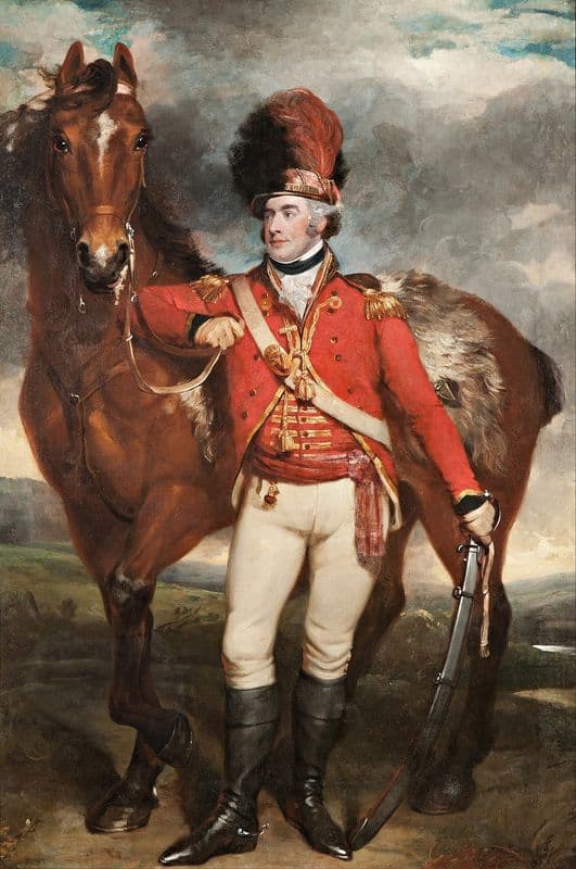 Major O’Shea of the Loyal Cork Legion as a canvas print