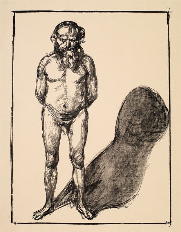 Male Nude as a canvas print
