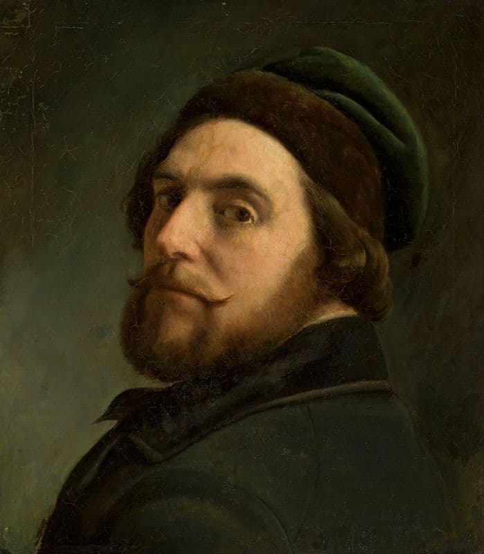 Male portrait as a canvas print