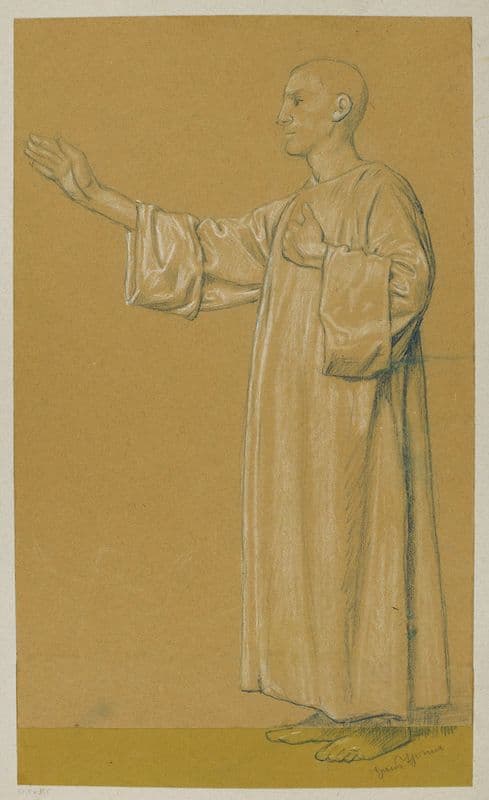 Man in a Long Tunic (1880 - 1924) as a canvas print