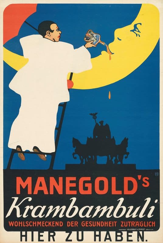 Manegold’s Krambambuli wohlschmeckend der Gesundheit zuträglich as a canvas print