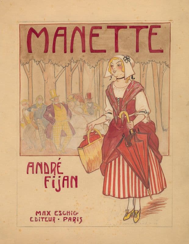 Manette de André Fijan as a canvas print