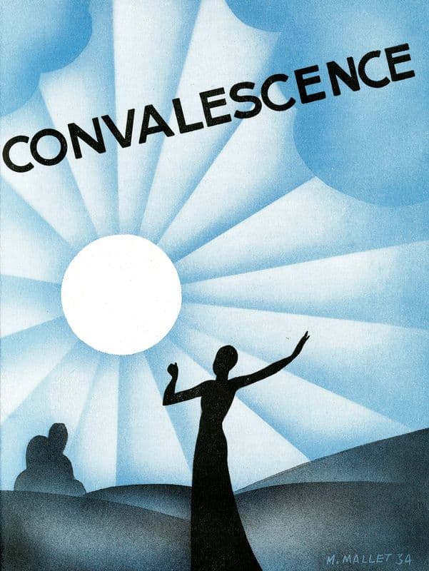 Mangano-sérum-Camus – Convalescence (1910-1950) as a canvas print