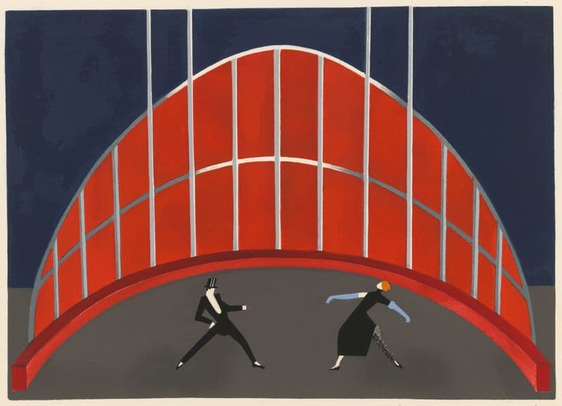 Maquettes de Théatre 7 as a canvas print