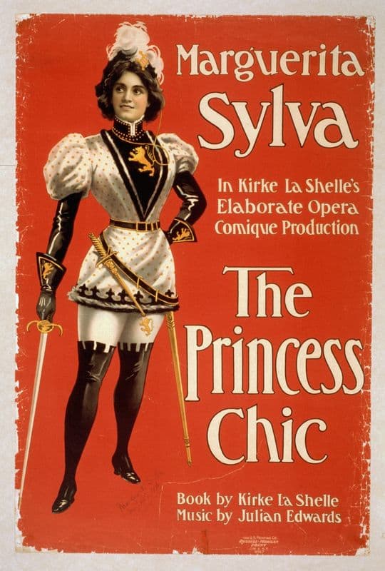 Marguerita Sylva in Kirke La Shelle’s elaborate opera comique production, The Princess Chic as a canvas print