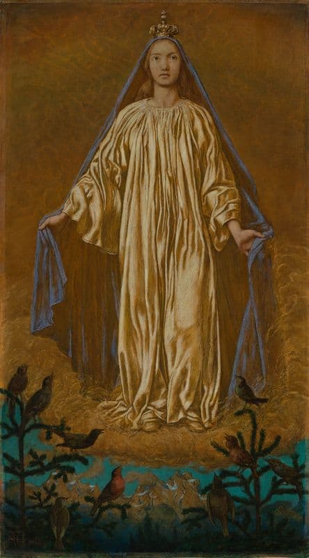 Maria als Himmelskönigin (ca 1908) as a canvas print