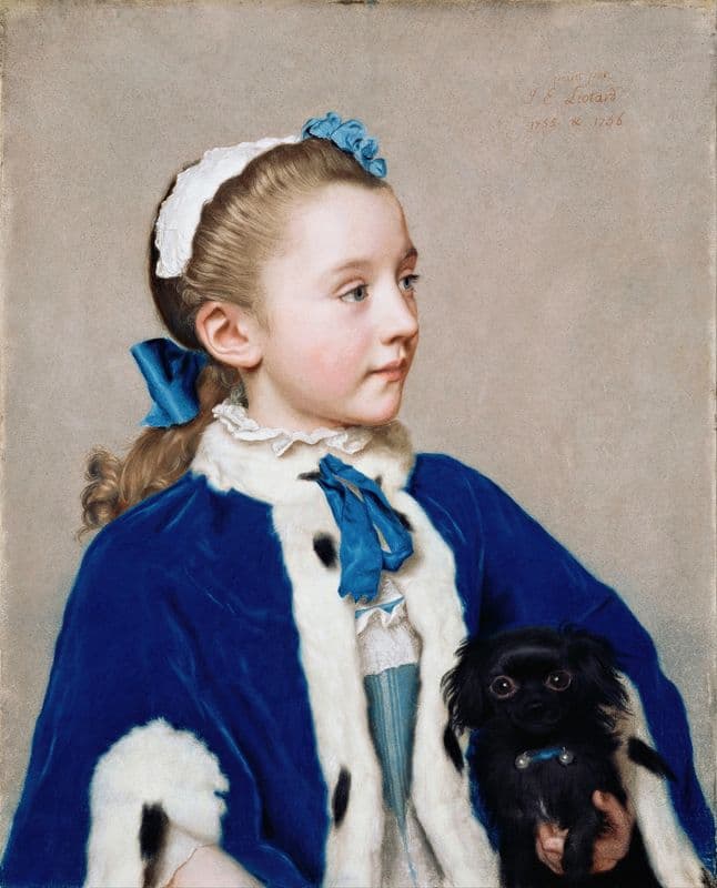 Maria Frederike Van Reede-Athlone At Seven as a canvas print