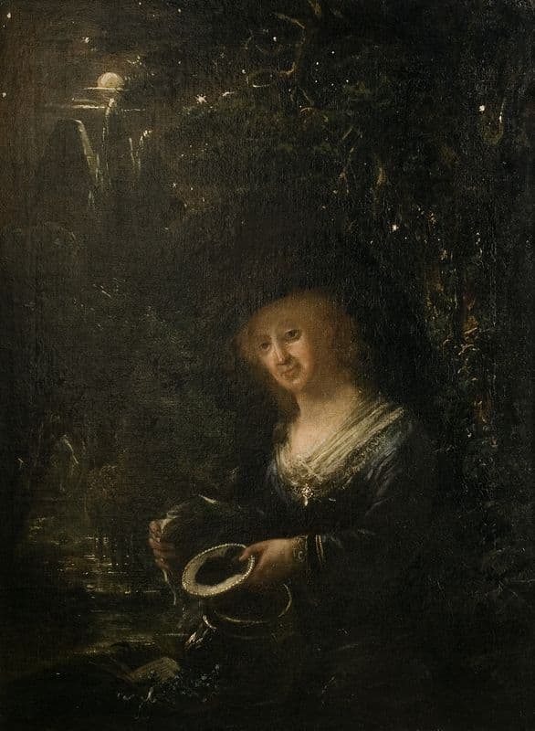 Maria Gyllenstierna of Lundholm (1716-1783), baroness as a canvas print