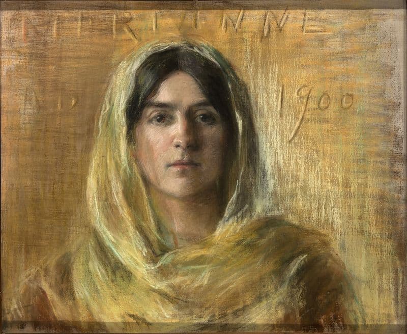 Marianne in Yellow as a canvas print