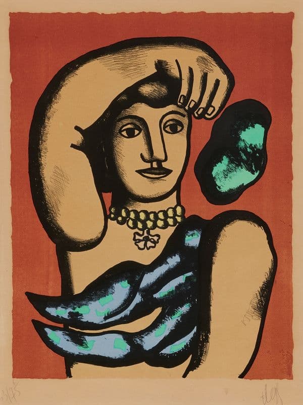 Marie l’acrobate (20th century) as a canvas print