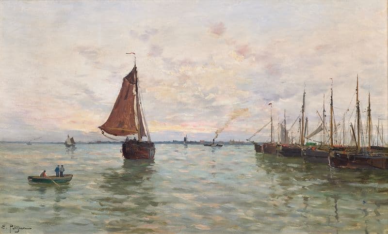 Marine as a canvas print