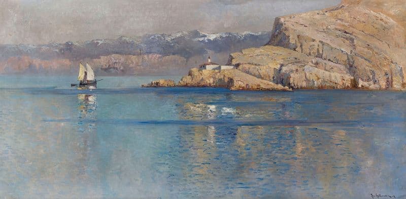 Marine landscape as a canvas print