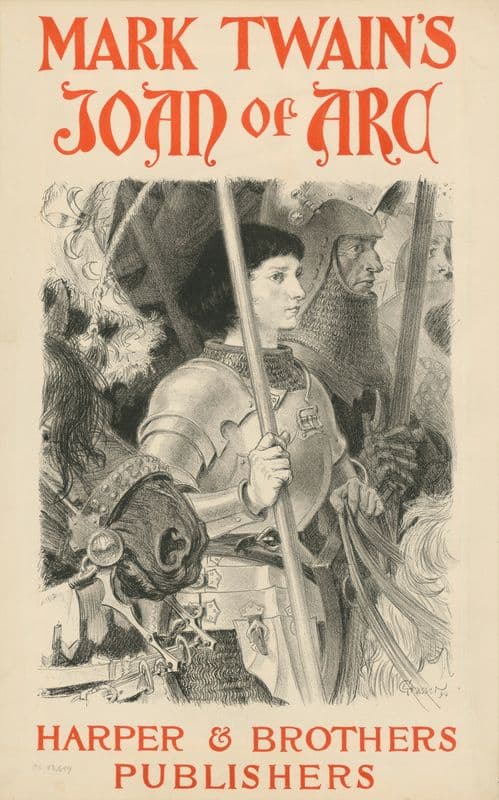 Mark Twain’s Joan of Arc as a canvas print