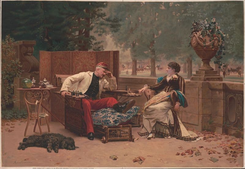 Marriage for reasons as a canvas print