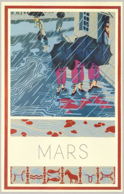 Mars as a canvas print