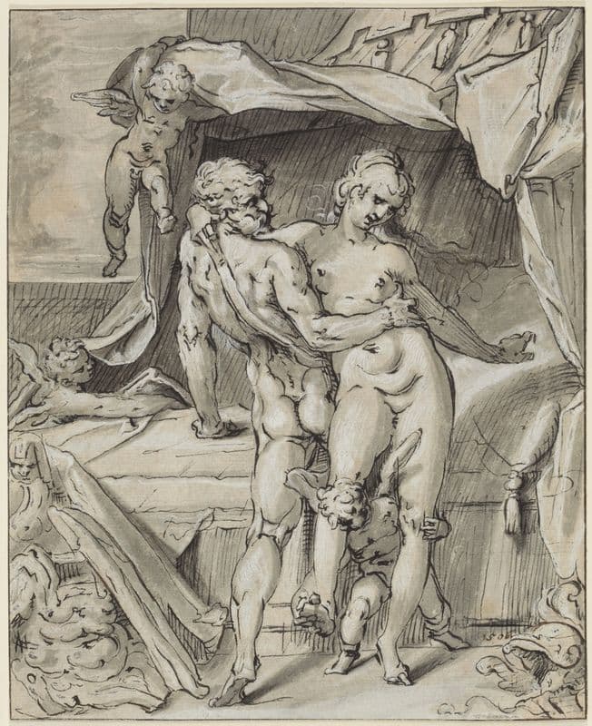 Mars und Venus as a canvas print