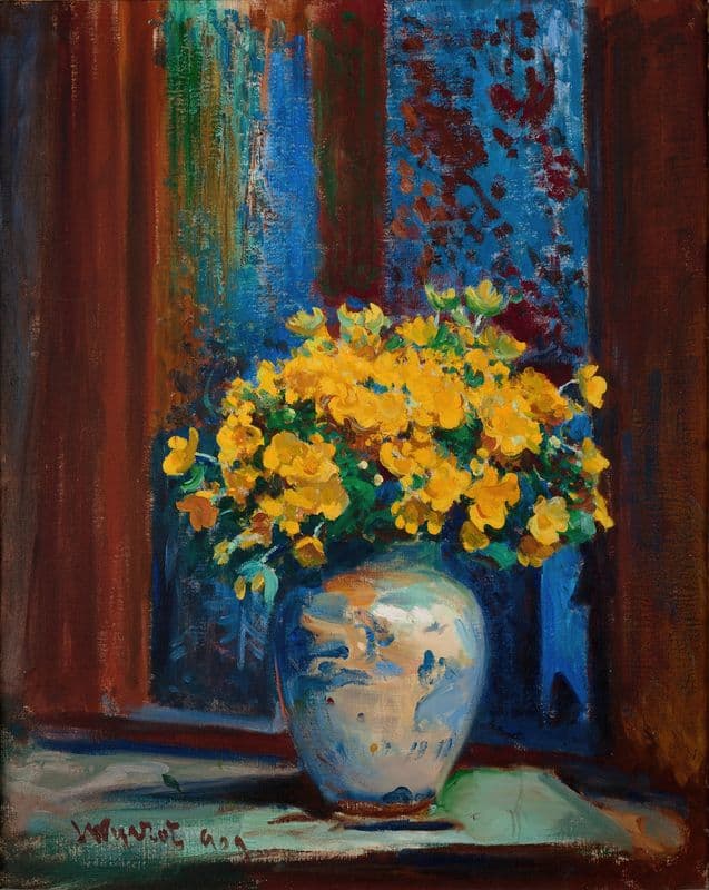 Marsh Marigolds as a canvas print