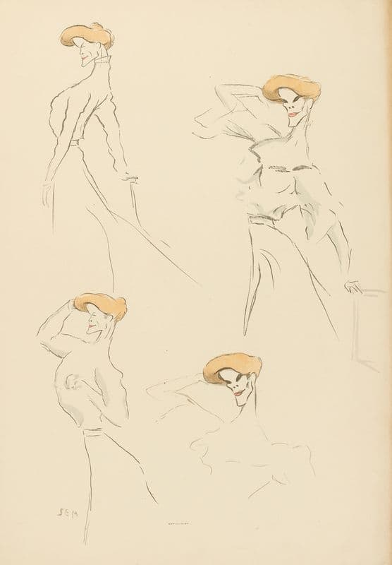 Marthe Brandès, actrice as a canvas print