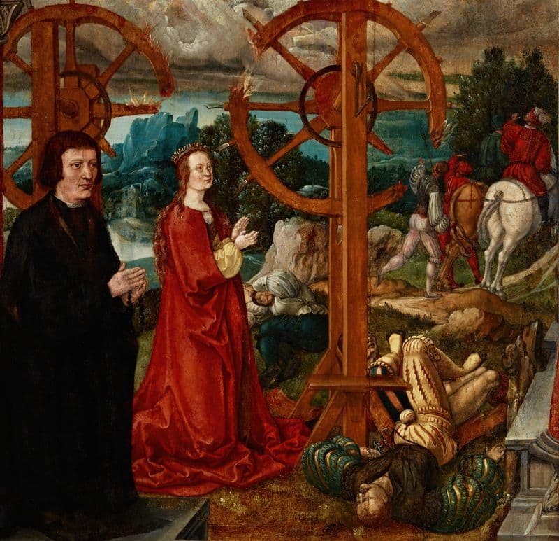 Martyrdom of Saint Catherine as a canvas print