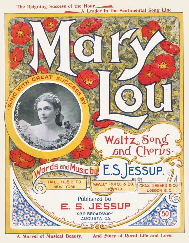 Mary Lou as a canvas print