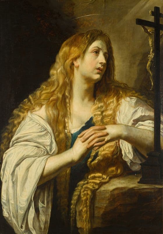 Mary Magdalene (17th Century) as a canvas print
