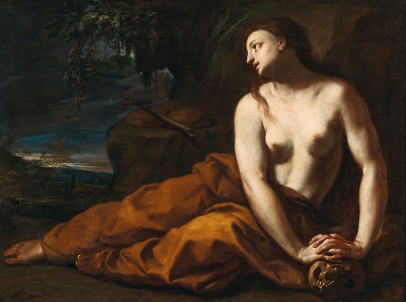 Mary of Egypt as a canvas print