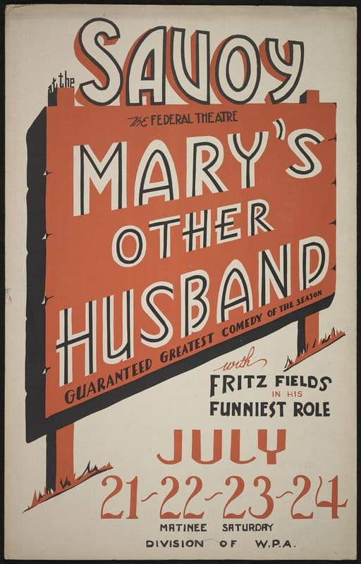Mary’s Other Husband (1934-1943) as a canvas print