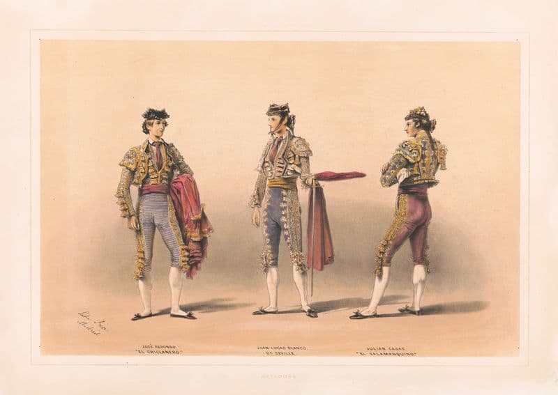 Matadors (1860-1870) as a canvas print