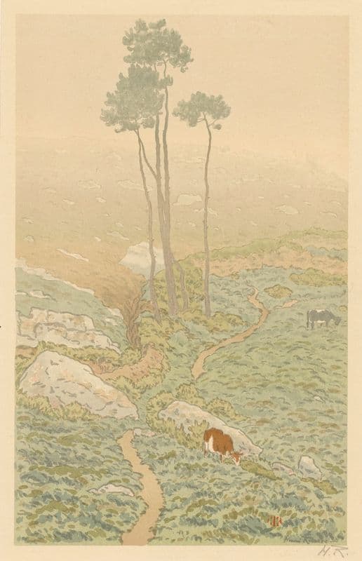 Matin de brume à Loguivy (1902-1951) as a canvas print