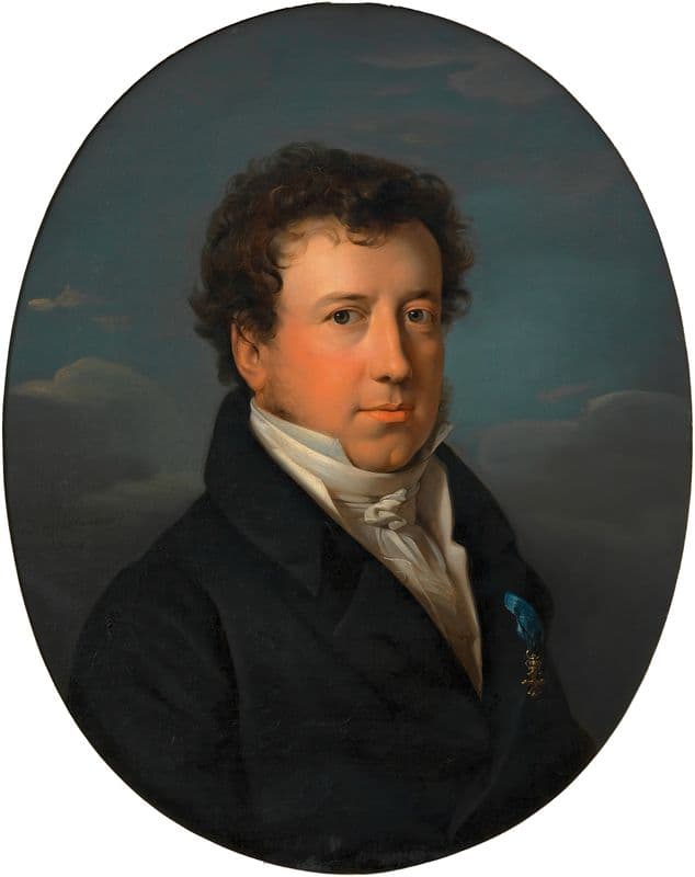 Matthäus Edler von Collin (Schriftsteller) as a canvas print