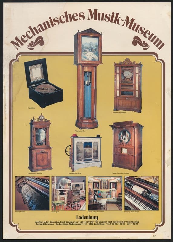 Mechanische Musik Museum Ladenburg as a canvas print