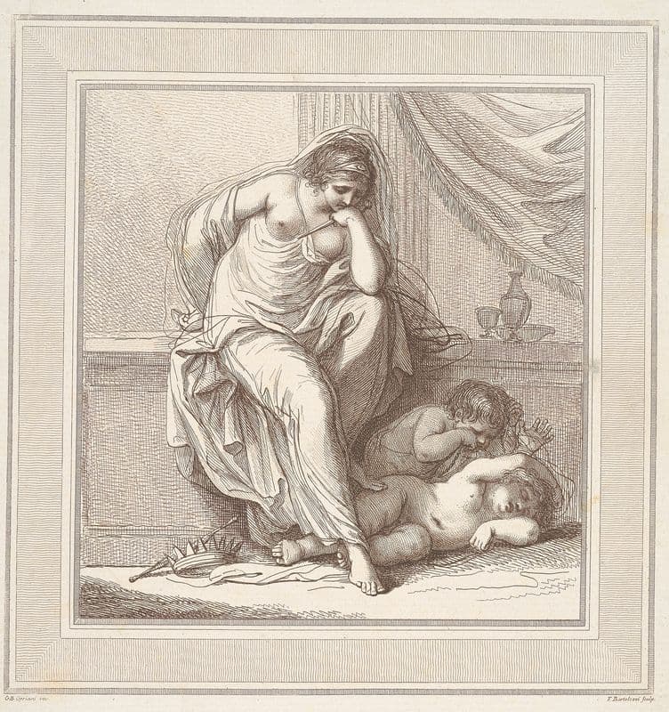Medea Murdering Her Two Children as a canvas print