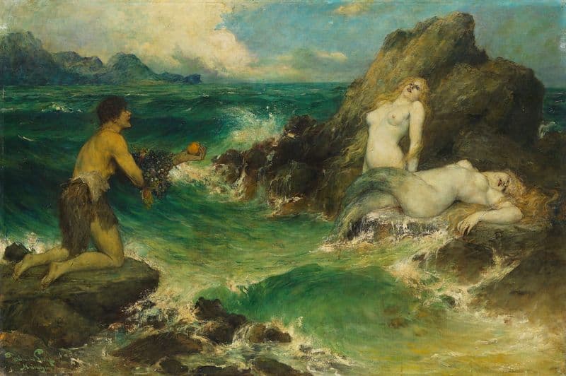 Meerjungfrauen as a canvas print