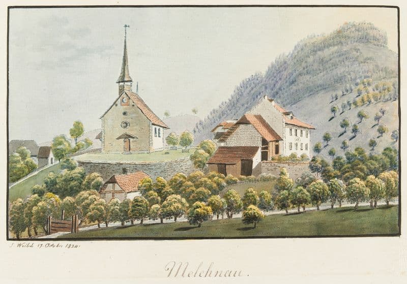 Melchnau as a canvas print