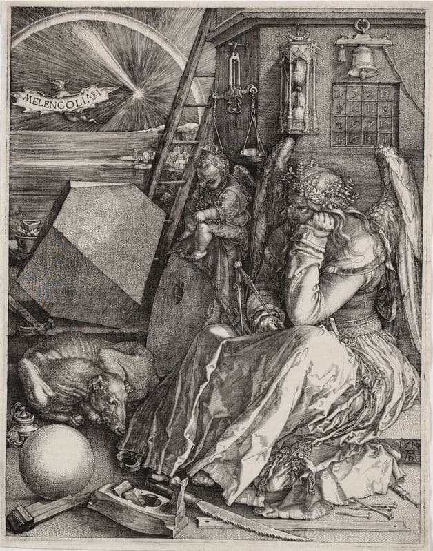 Melencolia I as a canvas print