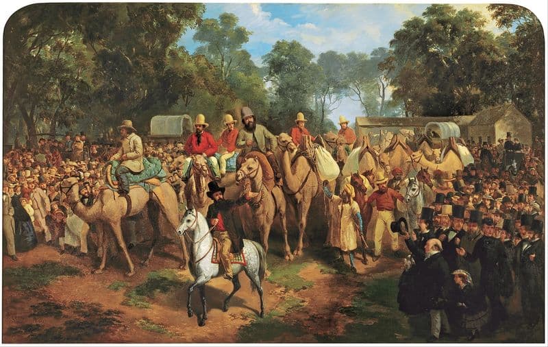 Memorandum of the Start of the Exploring Expedition as a canvas print