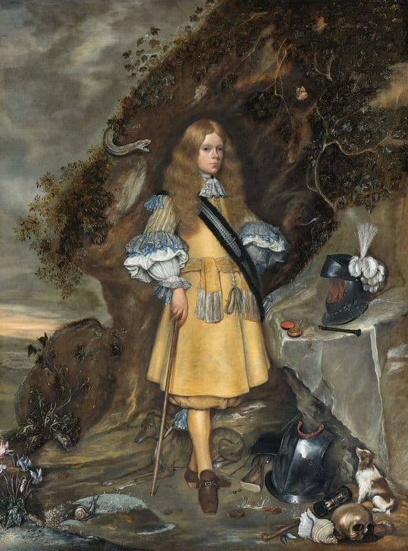 Memorial Portrait of Moses ter Borch (1667 - 1669) as a canvas print